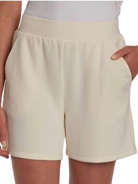 Luxe Shorts 5" Inseam Butter Yellow LazyPants -Size XL